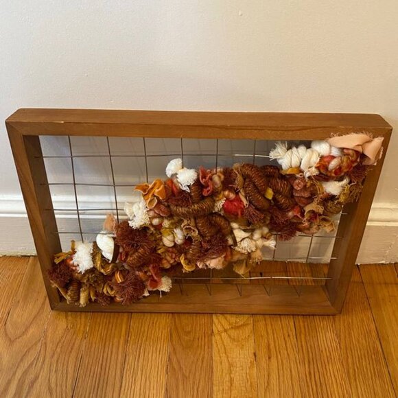 GoodKnots585 "Ode to Autumn" Handmade 3D Fiber Art - Picture 5 of 5